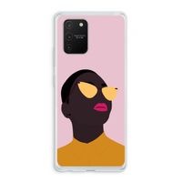Yellow glasses: Samsung Galaxy S10 Lite Transparant Hoesje