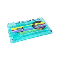 Opblaasbaar zwembadmatras - BESTWAY - Retro Beats - 1 volwassene, 90kg - Groen
