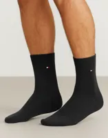 Tommy Hilfiger 2-pack sokken - Hoge Heren viscose sokken - 42 - Zwart - 42 - 42 - 42