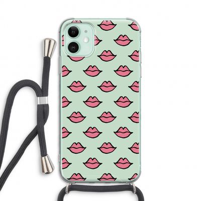 Lipjes: iPhone 11 Transparant Hoesje met koord