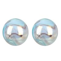 Knikkers - 6x stuks - Witte tijger bollebust - 42 mm - speelgoed