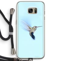 Kolibri: Samsung Galaxy S7 Edge Transparant Hoesje met koord Kolibri: Samsung Galaxy S7 Edge Transparant Hoesje met koord