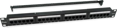 Equip 19" 24-poorts Patch Paneel CAT6 1U
