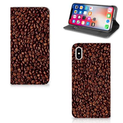 Apple iPhone Xs Max | Flip Style Cover | Koffiebonen