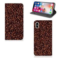Apple iPhone Xs Max | Flip Style Cover | Koffiebonen
