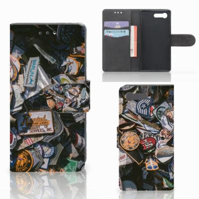 Sony Xperia X Compact | Telefoonhoesje met foto | Badges | Portemonnee hoesje