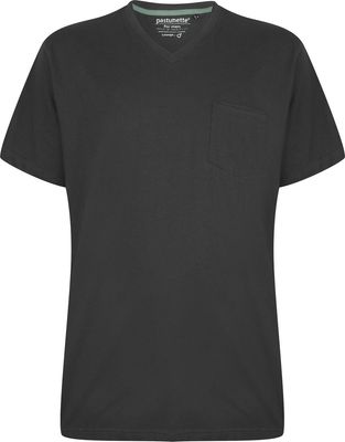 Grijs pyjama shirt V-hals