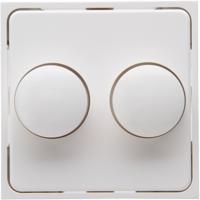 KOPP Athenis HK07 Duo Dimmer Afdekplaat - Glanzend Wit