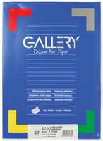 Gallery witte etiketten ft 70 x 32 mm (b x h), rechte hoeken, doos van 2.700 etiketten - thumbnail