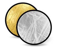 Godox reflectieschermen Gold en Silver - 110cm - thumbnail