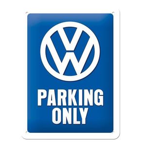 Muurplaatje Volkswagen parking 15 x 20 cm