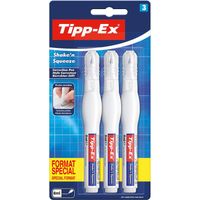 Tipp-Ex correctiepen Shake 'n Squeeze, blister van 3 stuks, special format