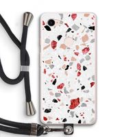 Terrazzo N°12: Pixel 3 XL Transparant Hoesje met koord