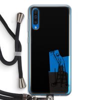 Musketon Painter: Samsung Galaxy A50 Transparant Hoesje met koord