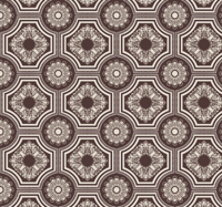 Ornamental behang woonkamer