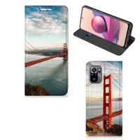 Xiaomi Redmi Note 10 4G | 10S | Poco M5s | Book Cover | Golden Gate Bridge
