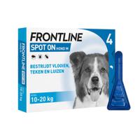 Frontline Spot On 2 Medium Hond Medium - Anti vlooien en tekenmiddel - 4 pip