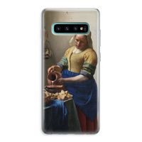 The Milkmaid: Samsung Galaxy S10 Plus Transparant Hoesje
