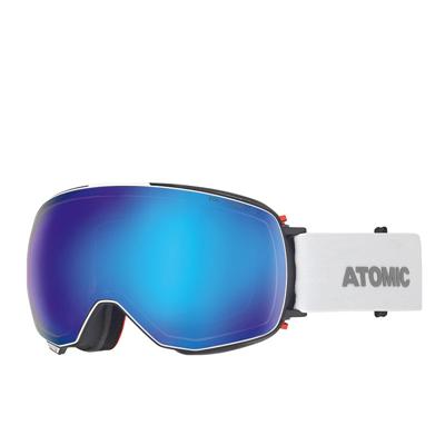 SK-X Atomic Revent Q White geelbruin/blauw - Skibril incl. glazen op sterkte