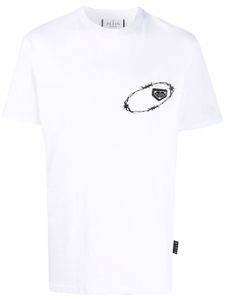 Philipp Plein t-shirt à encolure ronde - Blanc