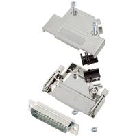 encitech D45PK-M-25-DMP-W-K 6355-8010-03 D-sub male connectorset 45 ° Aantal polen: 25 Soldeerkelk 1 stuk(s)