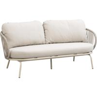Leen Bakker - Loungebank Fermo 2,5 Zits - Zand - 75x180x81 Cm - Metaal/Kunststof - Beige