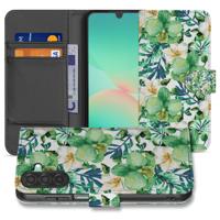 Samsung Galaxy A17 Hoesje Orchidee Groen