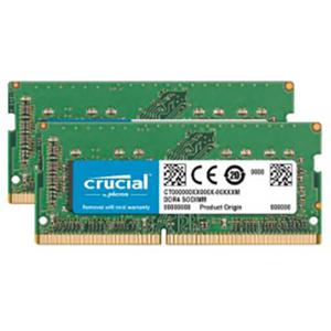 Crucial 16GB DDR4-2400 Werkgeheugenset voor laptop DDR4 16 GB 2 x 8 GB 2400 MHz 260-pins SO-DIMM CL17 CT2K8G4S24AM