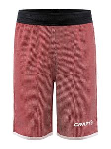 Craft 1911117 Progress Rev. Basket Shorts Jr - Bright Red/White - 146/152