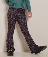 flared fit broek bloemenprint flared fit broek bloemenprint