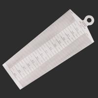 Wig Feeler gap 45-60mm roestvrijstalen liniaal inspectie taper gauge metrische meetinstrument