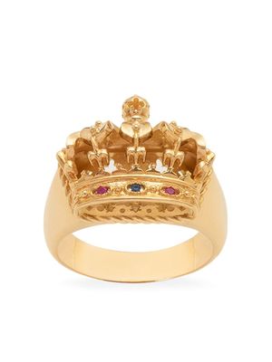 Dolce & Gabbana bague Royal en or jaune 18ct sertie de saphir et rubis