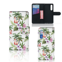 Xiaomi Mi 9 SE Telefoonhoesje met Pasjes Flamingo Palms