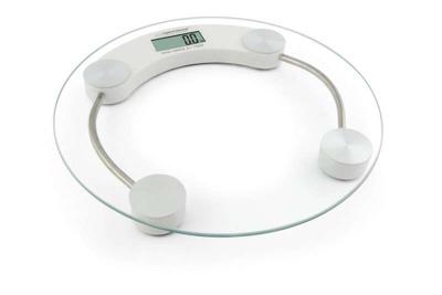 Esperanza EBS007W weegschaal Cirkel Wit Elektronische weegschaal