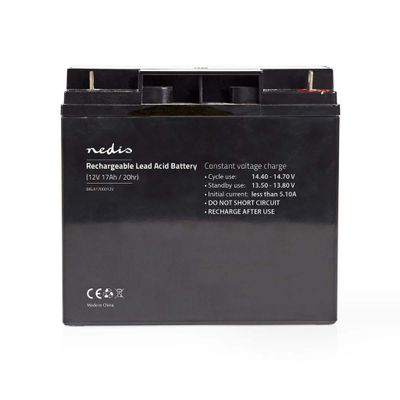 Nedis BALA1700012V Oplaadbare Loodzuuraccu 12v 17 000 Mah 90 X 70 X 101 Mm