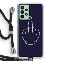 F**k U: Samsung Galaxy A52s 5G Transparant Hoesje met koord