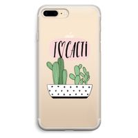 I love cacti: iPhone 7 Plus Transparant Hoesje
