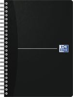 Oxford Office Essentials spiraalschrift, 180 bladzijden, ft A5, gelijnd, zwart - thumbnail