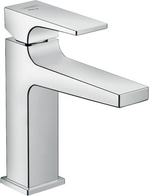 Hansgrohe Metropol ééngreeps wastafelmengkraan 110 CoolStart met rechte greep en PushOpen afvoerplug, chroom