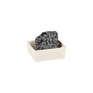 Ruwe Obsidiaan Sneeuwvlok Edelsteen ca. 4 cm