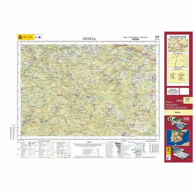 Topografische kaart 157 MT50 Oencia | CNIG - Instituto Geográfico Nacional1
