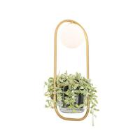 QAZQA Art deco wandlamp goud met wit glas - Isabella