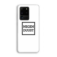Negenduust vierkant: Samsung Galaxy S20 Ultra Transparant Hoesje