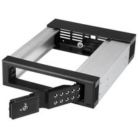 StarTech.com 5.25 naar 3.5 harde schijf hot swap bay voor 3.5" SATA/SAS schijven zonder tray -aluminium - thumbnail