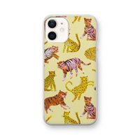 Cute Tigers and Leopards: iPhone 12 Transparant Hoesje