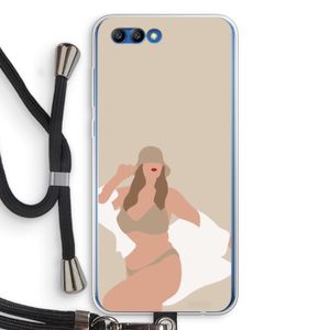 One of a kind: Honor 10 Transparant Hoesje met koord