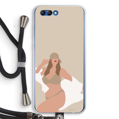 One of a kind: Honor 10 Transparant Hoesje met koord