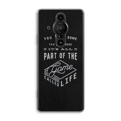 Life: Sony Xperia Pro-I Transparant Hoesje