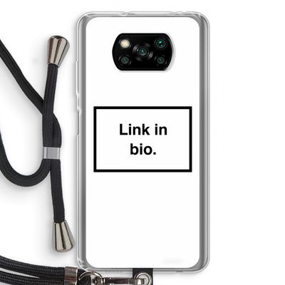Link in bio: Xiaomi Poco X3 Pro Transparant Hoesje met koord