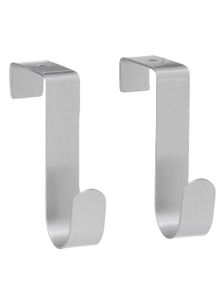 HEMA Deurhaken Rvs - 2 Stuks (grijs)